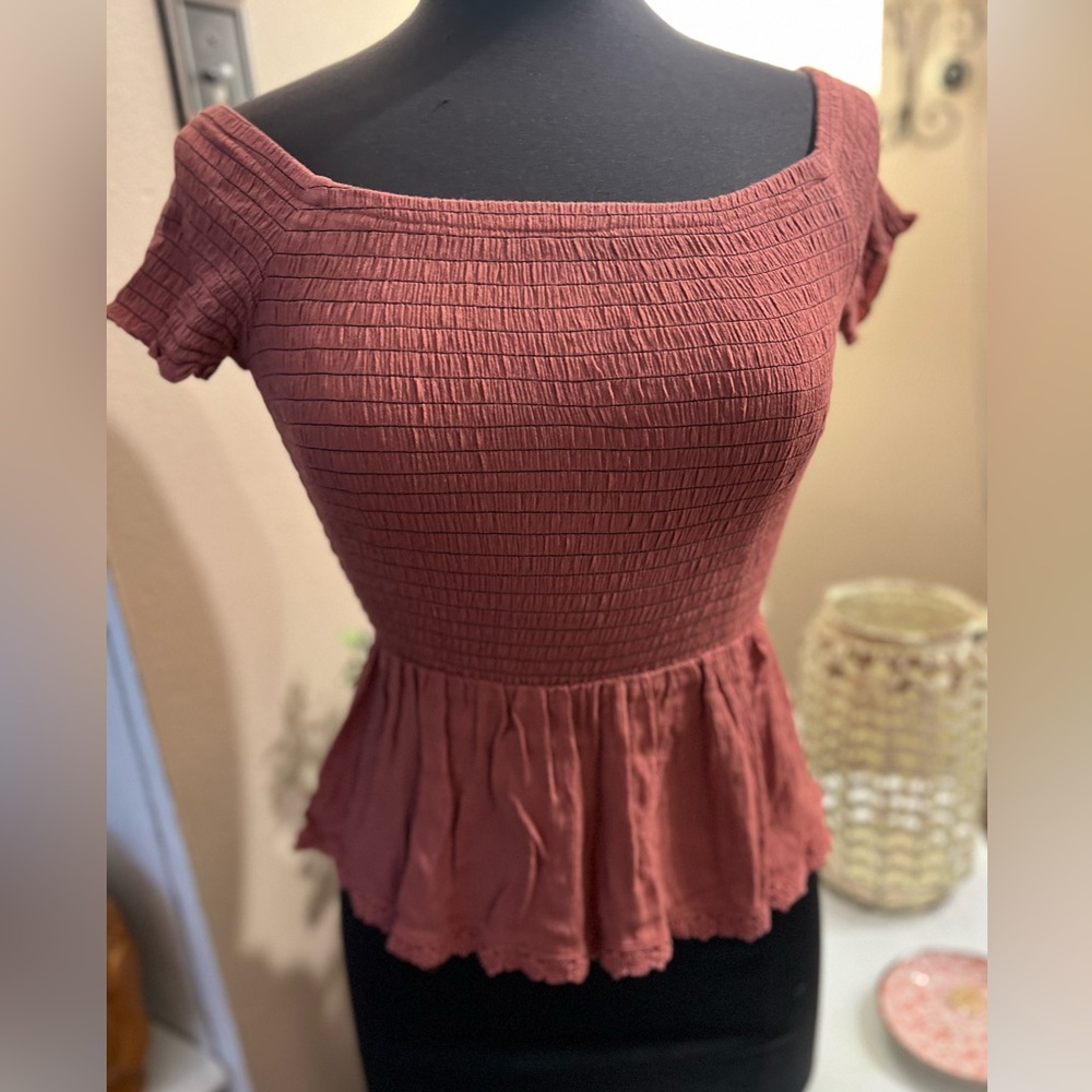 Chloe and Katie off shoulder tank worn once size XS